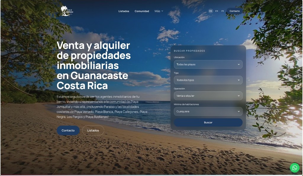 Plataforma inmobiliaria de Casa de mañana en Costa Rica